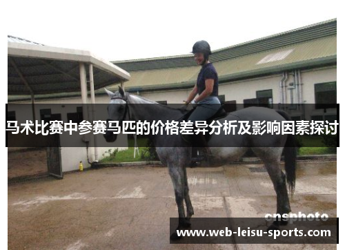 马术比赛中参赛马匹的价格差异分析及影响因素探讨